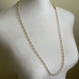 Necklace made with Swarovski crystals.